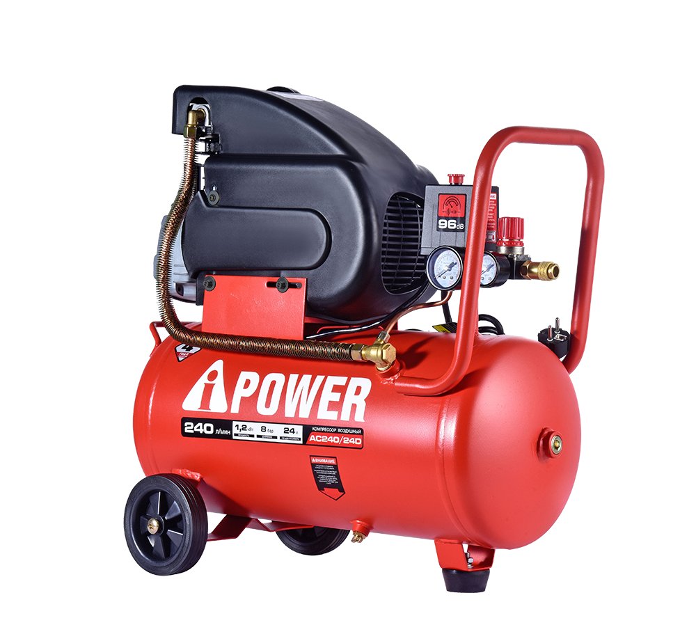 Компрессор поршневой масляный A-iPower AC240/24D