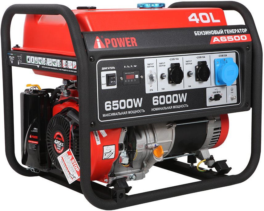 Бензиновый генератор A-iPower A6500