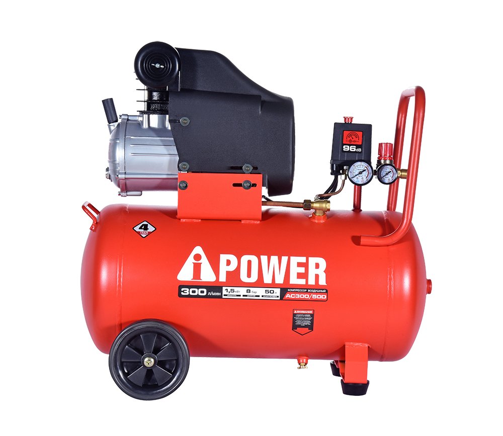 Компрессор поршневой масляный A-iPower AC300/50D